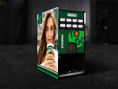 Coffee machine contouring for ToGo concept brand design brand identity coffee concept design visual identity