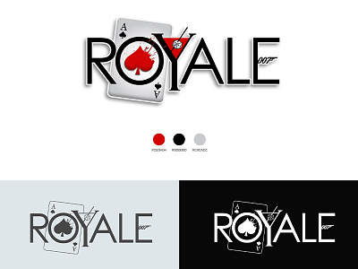 Logo design Royale bar brand design brand identity branding design casino royale james bond logo design logodesign logotype visual identity