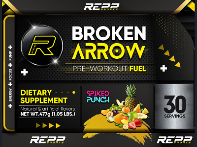 Supplement label design