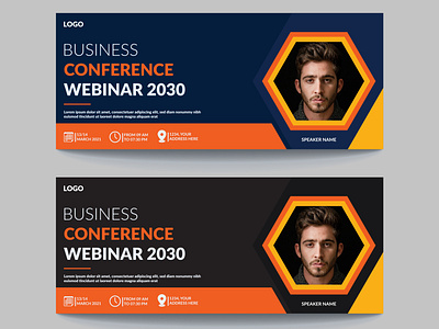 Online Conference web banner design