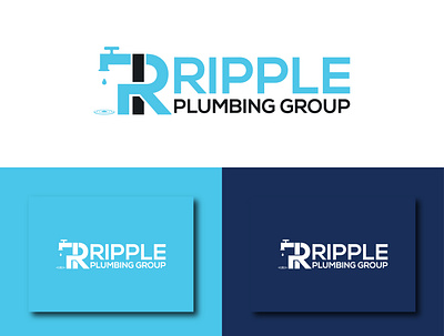 Plumbing Company Logo Design branding business logo creative logo illustration logo design modern logo plumbing ui unique logo