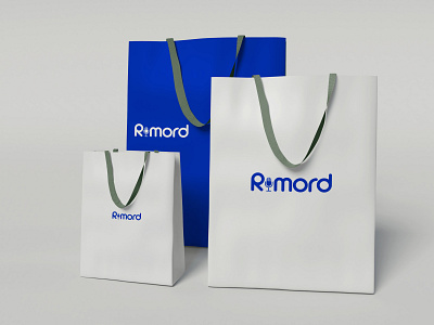 Rimord music logo + Shopping Bag design branding business logo creative logo illustration logo design microphone modern logo music shoping bag unique logo