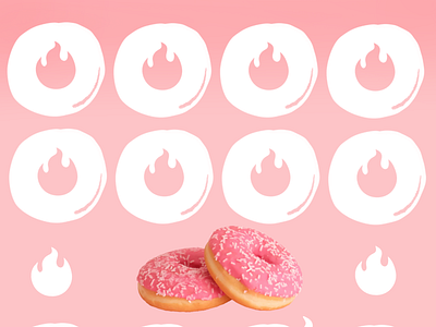 BRANDING + SOCIAL for Devil's Damned Donuts branding design digital donuts illustration modern style
