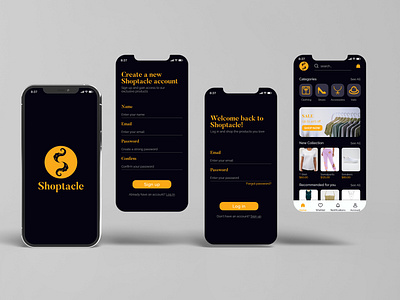 Online Shop Mobile App Design