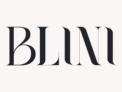Logo Design - Blini Fashion House branding graphic design illustrator logo