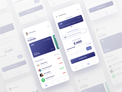 Fintech App with Landing Page (2) clean ui credit card debit card fintech fintech app fintech website minimalism money transfer app payment user interface