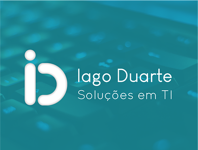 Iago Duarte - Soluções em TI brand identity branding branding design clean criação de logotipo design graphic design logo