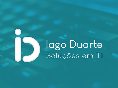 Iago Duarte - Soluções em TI brand identity branding branding design clean criação de logotipo design graphic design logo