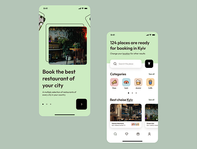 Restaurant booking mobile app app booking design mobile restaurant ui ux