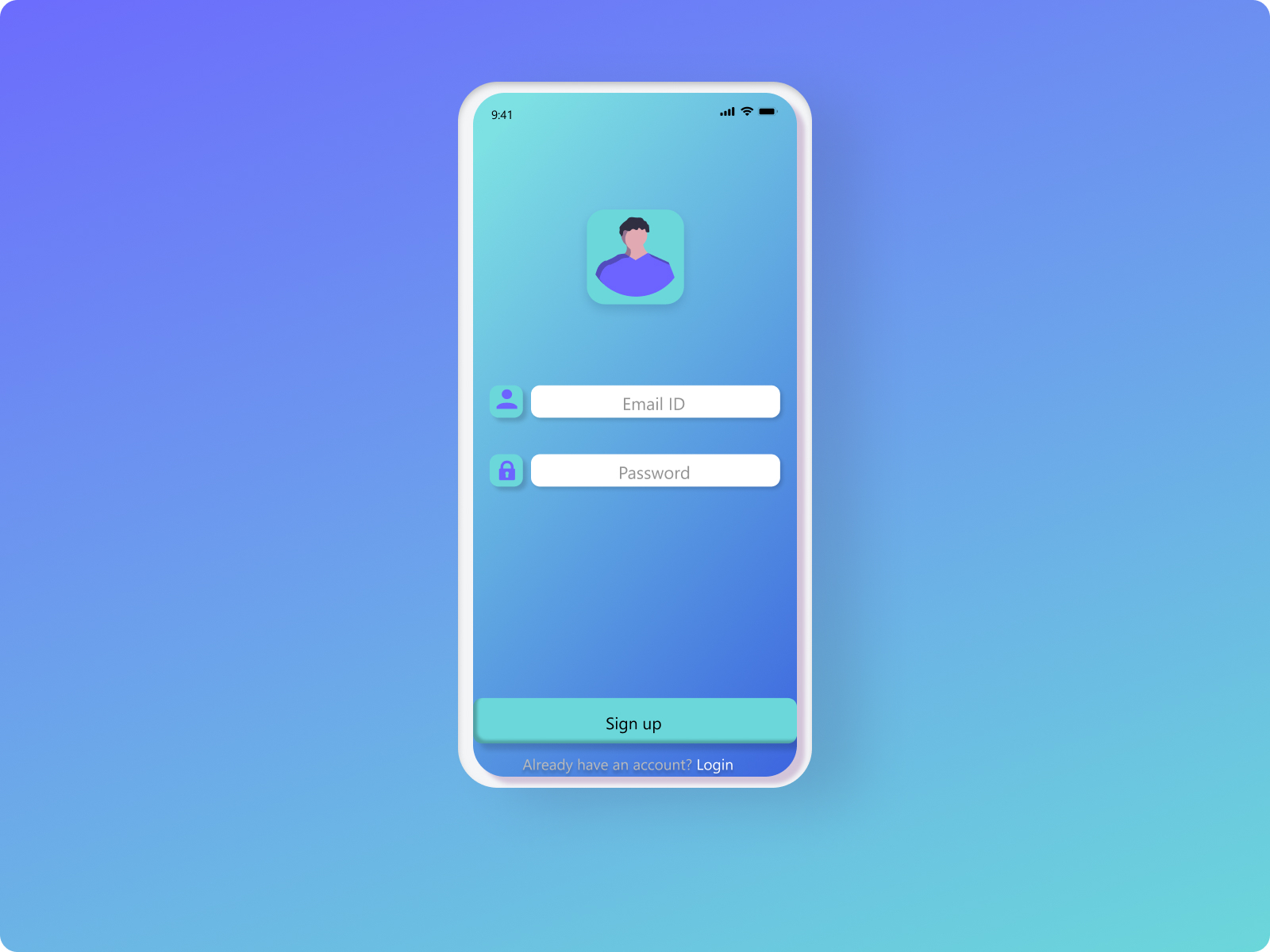 App Login UI Design by Ketan Jadhav on Dribbble