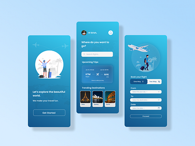 Travel App UI Design