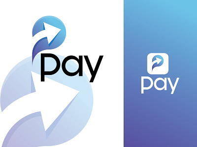 Pay Logo Design Mockup 3d animation branding colour logo design graphic design graphics design illustration logo motion graphics p letter pay transfer ui unique unique logo design