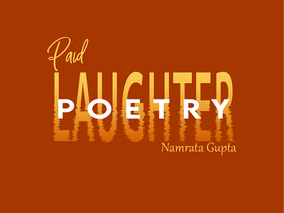 Cover page for a poetry