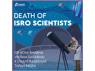 ISRO Scientist design graphic design illustration vector
