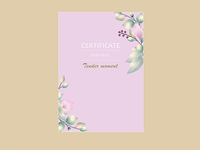 Certificate art branding design graphic design illustration logo vector