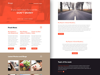Freebie PSD+Sketch: Bloggr (Responsive Html Email Newsletter) campaignmonitor download email freebie html mailchimp newsletter psd rocketway sketch template themeforest