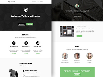 Freebie PSD+Sketch: Knight (Responsive Html Email Newsletter)