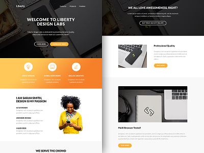 Freebie PSD+Sketch: Liberty (Responsive Html Email Newsletter) campaignmonitor download email freebie html mailchimp newsletter psd rocketway sketch template themeforest