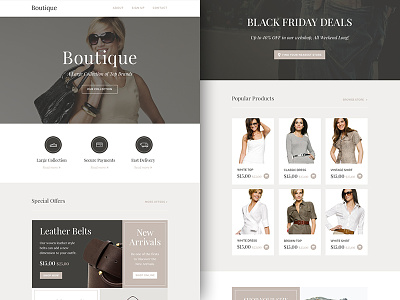Freebie PSD+Sketch: Boutique (Responsive Html Email Newsletter)