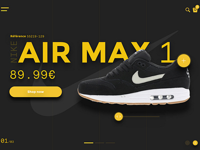 Nike — UI landing page by Giovanni Xu on Dribbble