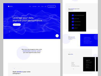 ELEVATE — AGENCY blue color data analytics design interface landing page landing page design layout minimal photography portfolio scroll animation ui user interface userinterface ux web design webdesign website