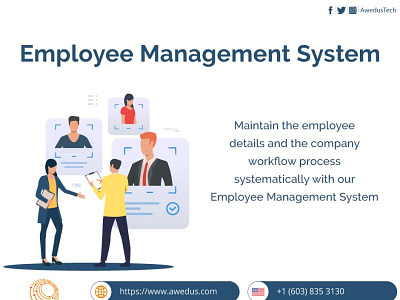 Employee Management System by Awedus on Dribbble