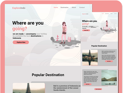 ExploreIndo ui ux web
