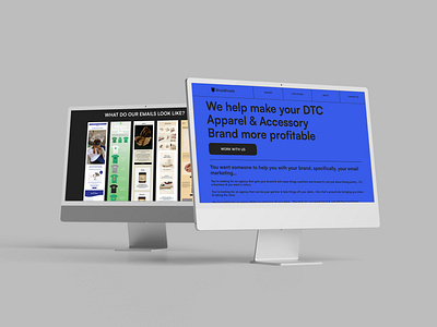 Agency Website Re-design : ShieldEmails design graphic design landing page web design webflow