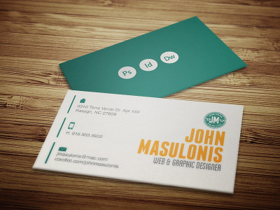 Personal Business Card Mockup