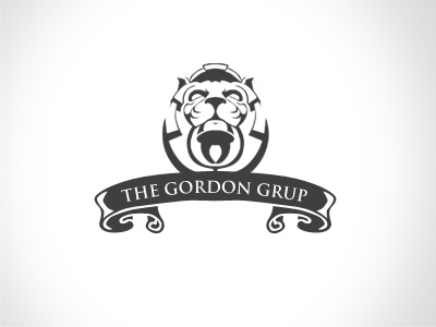 Gordon2 banner branding icon lion logo symbol