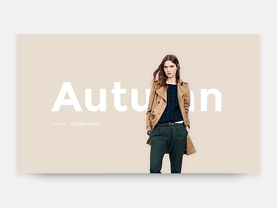 Autumn collection autumn clean clothes fashion minimal typography