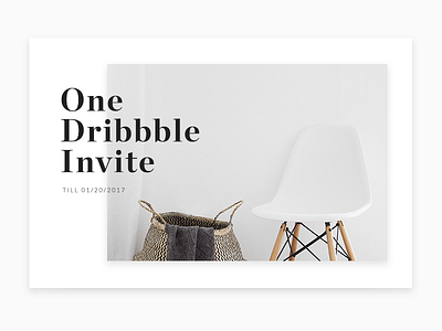 Dribbble Invite