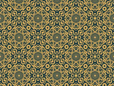 Royal Kaftan Seamless Vector Pattern Design abstract pattern backdrops backgrounds bedding pattern design endless patterns fabric pattern floral patterns home decoration illustration oriental ornamental pattern prints seamless pattern surface design textile design throw pillow wallpaper