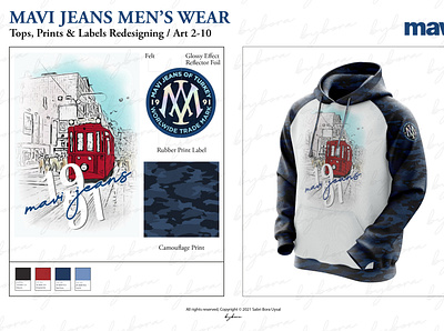 MAVI JEANS TOPS - Redesign Concept design illustration photomanipulation prints rural t shirt tramway