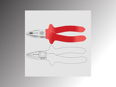 Pliers icon 3d art design graphic design illustration logo vector