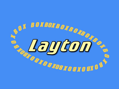 Layton Box logo minimal typography