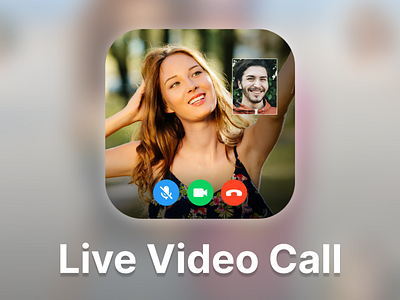 Live Video Call app design