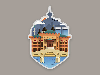 Sarajevo - Bosnia & Herzegovina sticker