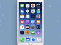 iOS activity glance concept