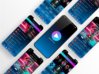 Music player app design app branding design ui ux