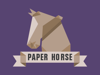 Paper Horse Vintage Toys fold horse paper vintage
