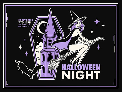 Halloween Night Invitation