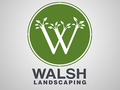 Walsh Landscaping branding landscaping logo