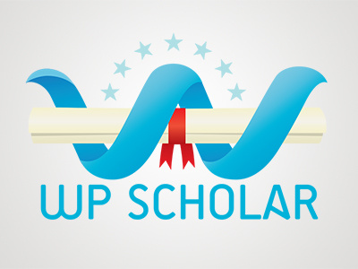 WP Scholar logo design logo training website