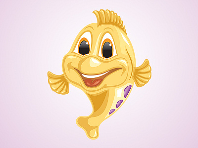 Golden Fish design illustration vector