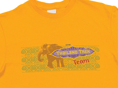 Thailand Staff Shirt design illustration product t shirt
