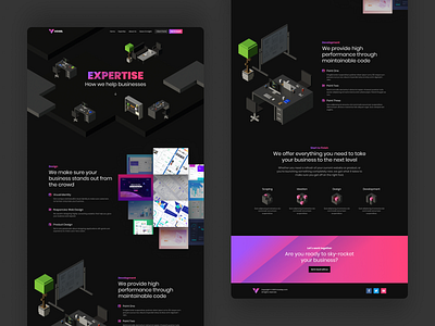 Voxel Expertise Landing Page