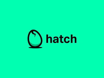 Hatch Logo concept egg hatch logo minimal project simple