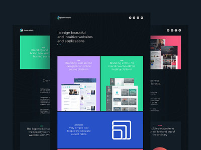 Portfolio is live! by Cosmin Negoita on Dribbble