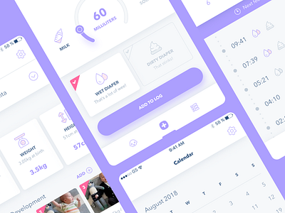 Baby Dev Tracker Concept App